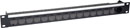 CANFORD OPTICALCON PANEL Flat 1U, 16x D-Series cutout, black