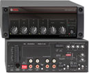 RDL HD-MA35UA MIXER AMPLIFIER 35W, 25/70/100V, 4-channel, 2x dual RCA (phono), 2x terminal