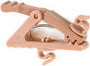 VOICE TECHNOLOGIES AC400 CROCODILE STYLE CLIP MOUNTING For VT106HOF, VT401 and VT600, beige