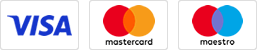 VISA, MasterCard, Maestro