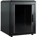 LANDE ES4626612/B-L RACK CABINET 12U, 600 wide, 600 deep, IP30 style, black, assembled