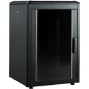 LANDE ES4626616/B-L RACK CABINET 16U, 600 wide, 600 deep, IP30 style, black, assembled