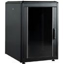 LANDE ES4626816/B-L RACK CABINET 16U, 600 wide, 800 deep, IP30 style, black, assembled