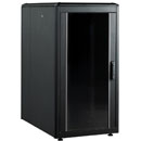 LANDE ES4626122/B-L RACK CABINET 22U, 600 wide, 1000 deep, IP30 style, black, assembled