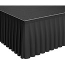 GLOBAL TRUSS GL6065 GT STAGE DECK SKIRT Pleated, polyester, 400x2050mm, black