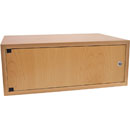 CANFORD ES4154004/B DESKTOP SURFACE Pod 4U, solid door, 400mm deep, Beech