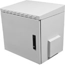 LANDE ES4554509/G-L WALL RACK CABINET IP55, 9U, 450d, with steel door, grey