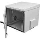 LANDE ES4556012/G-L WALL RACK CABINET IP55, 12U, 600d, with steel door, grey