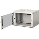 LANDE PROLINE PR07U6045-LG WALL RACK CABINET 7U, 450d, with glass door, grey