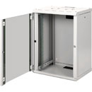 LANDE PROLINE PR16U6045-LG WALL RACK CABINET 16U, 450d, with glass door, grey