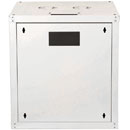 LANDE PROLINE PR12U6060-LG WALL RACK CABINET 12U, 600d, with glass door, grey