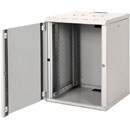 LANDE PROLINE PR16U6060-LG WALL RACK CABINET 16U, 600d, with glass door, grey