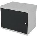 LANDE FRONT STEEL DOOR for Proline series, 12U, black