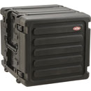 SKB 3SKB-R10U20W ROTO SHOCK RACK CASE 10U, 20-inch depth, pull handle and wheels, black