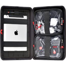 HPRC LGT-HPRCLGTGRA-IC CASE Large, semi rigid, organiser in one half, one half with two pouches