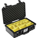 PELI 1485 AIR CASE Internal dimensions 451x259x156mm, with padded dividers, black