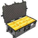 PELI 1615 AIR CASE Internal dimensions 752x394x238mm, with padded dividers, wheeled, black