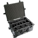 PELI 1610 PROTECTOR CASE Internal dimensions 551x422x268mm, with padded dividers, black
