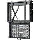 B-TECH BT7885 FLAT SCREEN MOUNT Wall, with pull-down AV tray, up to VESA 600x400, black