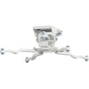 B-TECH BT899 PROJECTOR MOUNT Ceiling, up to 25kg, tilt/yaw, fixed 122mm drop, white