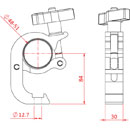 DOUGHTY IP588601 TRIGGER CLAMP All weather, black