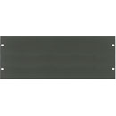 CANFORD RACK PANEL BLANK, FULL WIDTH 4U Flat aluminium, dark grey