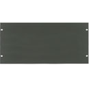 CANFORD RACK PANEL BLANK, FULL WIDTH 5U Flat aluminium, dark grey