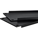 CANFORD RACK PANEL BLANK, FULL WIDTH 3U Extruded aluminium, black painted