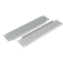 CANFORD RACK PANEL BLANK, HALF WIDTH 3U Extruded aluminium, dawn grey