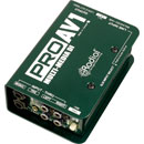 RADIAL PROAV1 DI BOX Passive, mono, 6.35mm jack/phono inputs