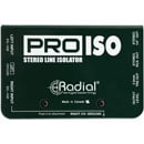 RADIAL PRO-ISO ISOLATOR Dual-mono, +4dB to -10dB converter, balanced inputs, unbalanced outputs