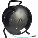 CANFORD CD301SDVLT CABLE DRUM ASSEMBLY 1x BNC female on drum, 50m SDV-L turquoise to BNC male