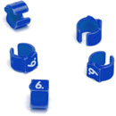 CABLE MARKERS PS15RCC.6 Retrofit, colour-coded, loose, bagged, blue (pack of 50)