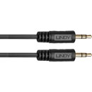 LINDY 35641 MINI JACK CABLE, 3-pole, 3.5mm to 3.5mm, moulded, 1m