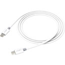 JOBY CHARGE AND SYNC CABLE USB-C to USB-C, PVC jacket, 60W PD, 3A, 2m, white
