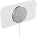 JOBY MAGNETIC WIRELESS CHARGER USB-C, 15W Qi charging, MagSafe compatible, white/aluminium