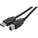 USB CABLE 3.0, Type A male - Type B male, 5 metre