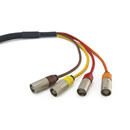 CANFORD CATKIT ETHERCON FLEXIBLE MULTICORE CABLE 4-way, 4x Ethercon breakout each end, 20 metres