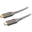 CANFORD AO-HDMI2-A15 actives optisches Kabel, HDMI2.0, gepanzert, einsetzbar 15 Meter