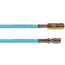 CANFORD CABLE DIN 1.0/2.3 male - BNC female, 12G 4K UHD, 150mm, turquoise