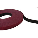 RIP-TIE WrapStrap 1.0 inch, plenum rated, cranberry (75 feet roll)