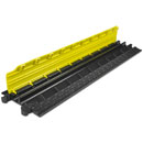 DEFENDER MICRO 2 CABLE PROTECTOR 2-channel, straight, 1005 x 273mm, yellow