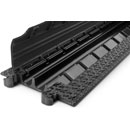 DEFENDER MICRO 2 BLK CABLE PROTECTOR 2-channel, straight, 1005 x 273mm, black