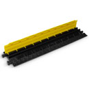 DEFENDER MICRO 2 LUX CABLE PROTECTOR 2-channel, straight, 1005 x 273mm, translucent, yellow