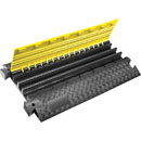 DEFENDER 3 CABLE PROTECTOR 3-Channel, straight, 1000 x 600mm, yellow