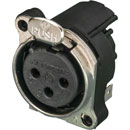 NEUTRIK NC3FBH2 XLR Female PC mounting horizontal