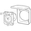 NEUTRIK SCDX-5 DICHTKLAPPE für D-Form Einbausteckverbinder, grün