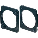 TUK KADMF MOUNTING FRAME M3, for Neutrik D-series and similar connectors, polycarbonate, black