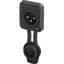 NEUTRIK NC3MDXX-TOP XLR male panel, true outdoor protection