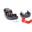 VERRIEGELBARER IEC-LOCK KALTGERÄTSTECKER C13 Kabeltyp, weiblich horizontal lks/r, wiederanschließbar
